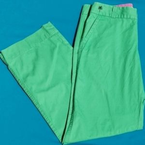 Lilly Pulitzer Wide Leg Green Pants Size 8